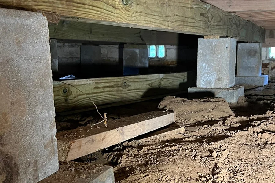Pier and Beam or Block and Base Foundation Repair in Troy, NC